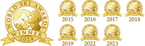 Logoer fra vinder af World Ski Awards fra 2015 til 2025