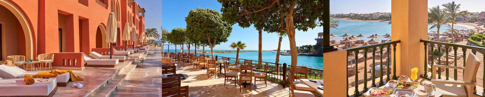 3 billeder fra hoteller i el gouna i egypten