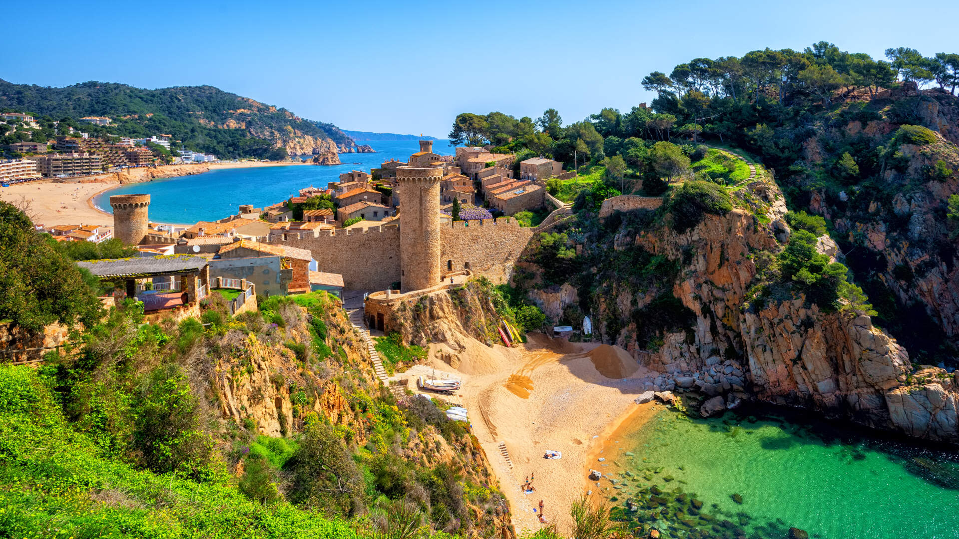 Billige rejser fra Hamborg til Spaniens Tossa de Mar